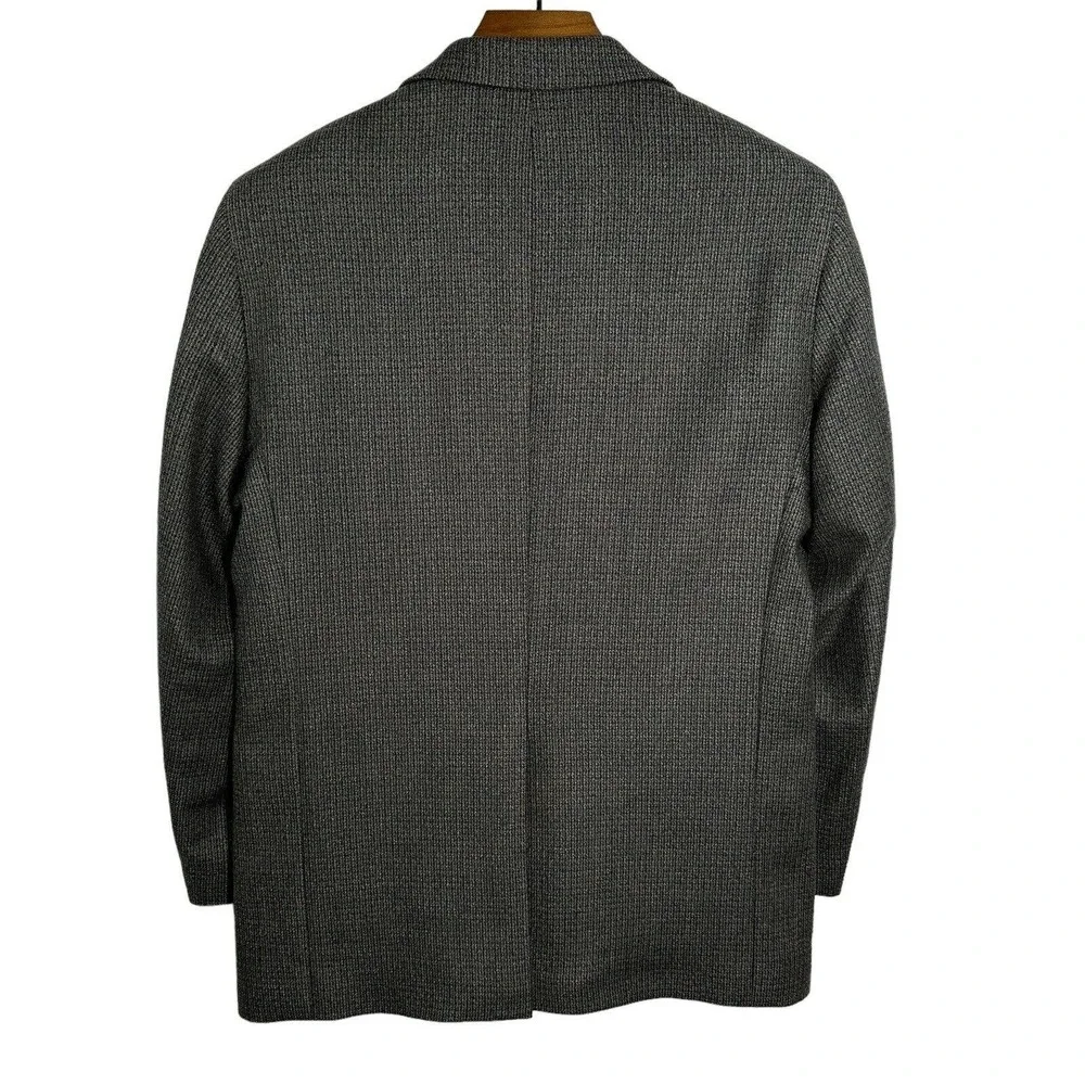 Alan Lebow 100% Luxury‎ Lambs Wool 2 Button Tweed Blazer 40R